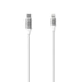 Forever MFI-kabel USB-C - Lightning 1,2 m 3A 20W WHP12321 vit vit
