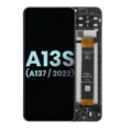 LCD-enhet med ram för Samsung Galaxy A13s 5G (A137 / 2022) (Service Pack) (Alla färger)