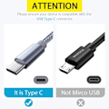 Miniatyrbild 7 av 7: 3 st hög kvalitet 1 m  usb-c - svart