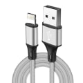 Miniatyrbild 3 av 6: 2 st 2m långt Nylon Flätad USB-kabel för iPhone röd röd