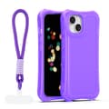 Safepop skal med rem för iPhone 15 lila lila