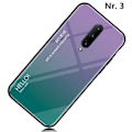 Miniatyrbild 4 av 8: gradient härdat glas  för One plus 7 pro