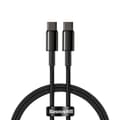 Baseus kabel Tungsten PD USB-C - USB-C 1,0 m svart 100W svart