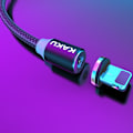 Miniatyrbild 3 av 5: usb-c magnet laddare svart svart