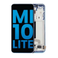 LCD-enhet med ram för Xiaomi Mi 10 Lite 5G (Eftermarknad: Incell) (Aurora Blue) blå