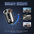Miniatyrbild 6 av 7: Baseus Billaddare, Mini Portable 3.1A Dual USB 