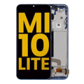 OLED-enhet med ram för Xiaomi Mi 10 Lite 5G (renoverad) (Aurora Blue) blå