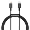 Baseus kabel Superior PD USB-C - Lightning 1,0 m svart 20W svart