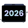 Komplett LCD-skärmmontering för MacBook Neo (2026) (Äkta OEM) (Indigo)