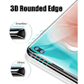 Miniatyrbild 4 av 6: 4 st hög kvalitet heltäckande  härdat glas för Samsung s10 plus