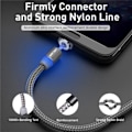 Miniatyrbild 1 av 4: 2 m  magnet laddare för USB-C|svart