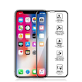 Miniatyrbild 5 av 5: Heltäckande härdat glas för iphone X