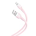 XO kabel NB212 USB - Lightning 1,0 m 2,1A rosa rosa