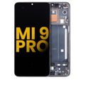 OLED-enhet med ram för Xiaomi Mi 9 Pro (renoverad) (Titanium Black)