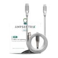 USB Typ C till Lightning-kabel (ej MFI) (1,8 m) (AmpSentrix Infinity) (Silver) silver