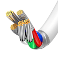 Miniatyrbillede 5 af 5: 2 stk. super kvalitet 20W Baseus-kabel Superior PD USB-C - Lightning 2,0 m hvid white
