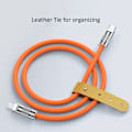 Miniatyrbild 4 av 6: 2st 1m120W snabb iphone USB-C laddare gul gul