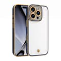 Silky guld skal för iPhone 16 blå blå