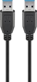 goobay USB-kabel 5m svart svart