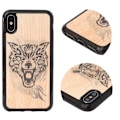 Miniatyrbild 2 av 3: 3D Dynamic Samsung S8  fodralsvart wolf / tiger