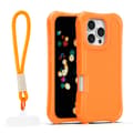 Safepop skal med rem för iPhone 16 Pro orange orange