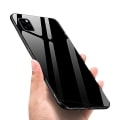 Miniatyrbild 1 av 2: Glass  fodral för iphone 12pro max svart "Black"
"Svart"