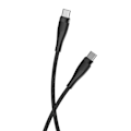 Miniatyrbild 3 av 5: 2 st 1 m snabbladdare  Usb-C  svart svart