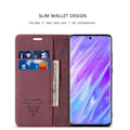 Miniatyrbild 3 av 10: Hög kvalitet plånbok Läderfodral  för Samsung S20 plus|0013 mörk svart