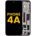 OLED-enhet med ram för Nothing Phone (4a) (renoverad) (svart) svart