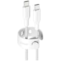 empower by PanzerGlass Racing USB-C to USB-C 1.2m vit vit