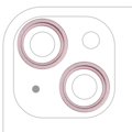Bakre kameraram endast för iPhone 15 / 15 Plus (rosa) (2-delat set) rosa