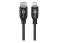 Goobay Lightning-kabel 1m svart MFi svart