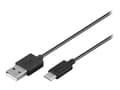 goobay USB Type-C kabel 1m svart svart