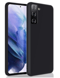 Mjukt silikonfodral för Samsung S21svart svart