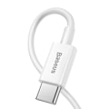 Miniatyrbild 3 av 6: Baseus laddkabel USB-C - Lightning 2,0m 20W - vit vit