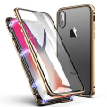 Miniatyrbild 5 av 8: magnet fodral med härdat glas för iphone Xs max röd "Red"
"Röd"
