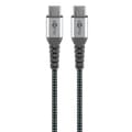goobay USB-C 2.0 Textile 1m kabel vit