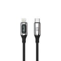 Forever LCD-kabel USB-C - Lightning 1,0 m 27W svart svart