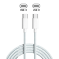USB-C till C flätad kabel för iPhone / iPad (1 m / 3 fot) (OEM Grade A) (Bulkförpackning) (10-pack)