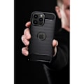 Miniatyrbild 4 av 6: CARBON bak Fodral till IPHONE 15 pro max svart