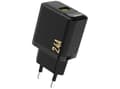 Dudao A23EU Adapter 12Watt GaN 1xUSB-A svart svart