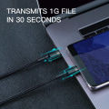 Miniatyrbild 6 av 6: 2 st 1 meter Baseus usb-c till usb-c snabbladdare