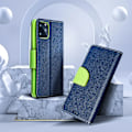 Miniatyrbild 8 av 8: SMART FANCY mobilfodral för iphone 15  marin/lime blå