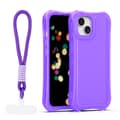 Safepop skal med rem för iPhone 13 lila lila