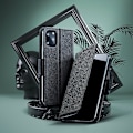Miniatyrbild 2 av 7: Fancy Book-fodral för IPHONE 12/12 PRO svart svart