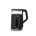 Huslog vattenkokare i glas med touchpanel svart 1,7L 2200W svart