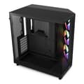 NZXT H series H6 Flow Tower ATX svart svart