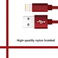 Miniatyrbild 6 av 6: 2 st 2m top kvalitet USB-C färgade kabel|svart svart