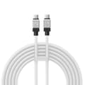 Baseus kabel CoolPlay USB-C - USB-C 2m 100W vit vit