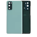 Bakre glasskydd med kameralins för Samsung Galaxy S20 FE (Service Pack) (Cloud Mint) grön